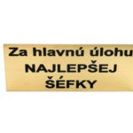 Tabuľka: NAJ ŠÉFKY