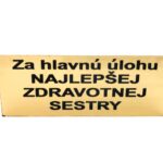 Tabuľka: NAJ. ZDRAVOTNÁ SESTRA